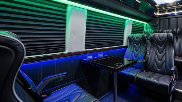 18 passenger sprinter van inside sterling heights