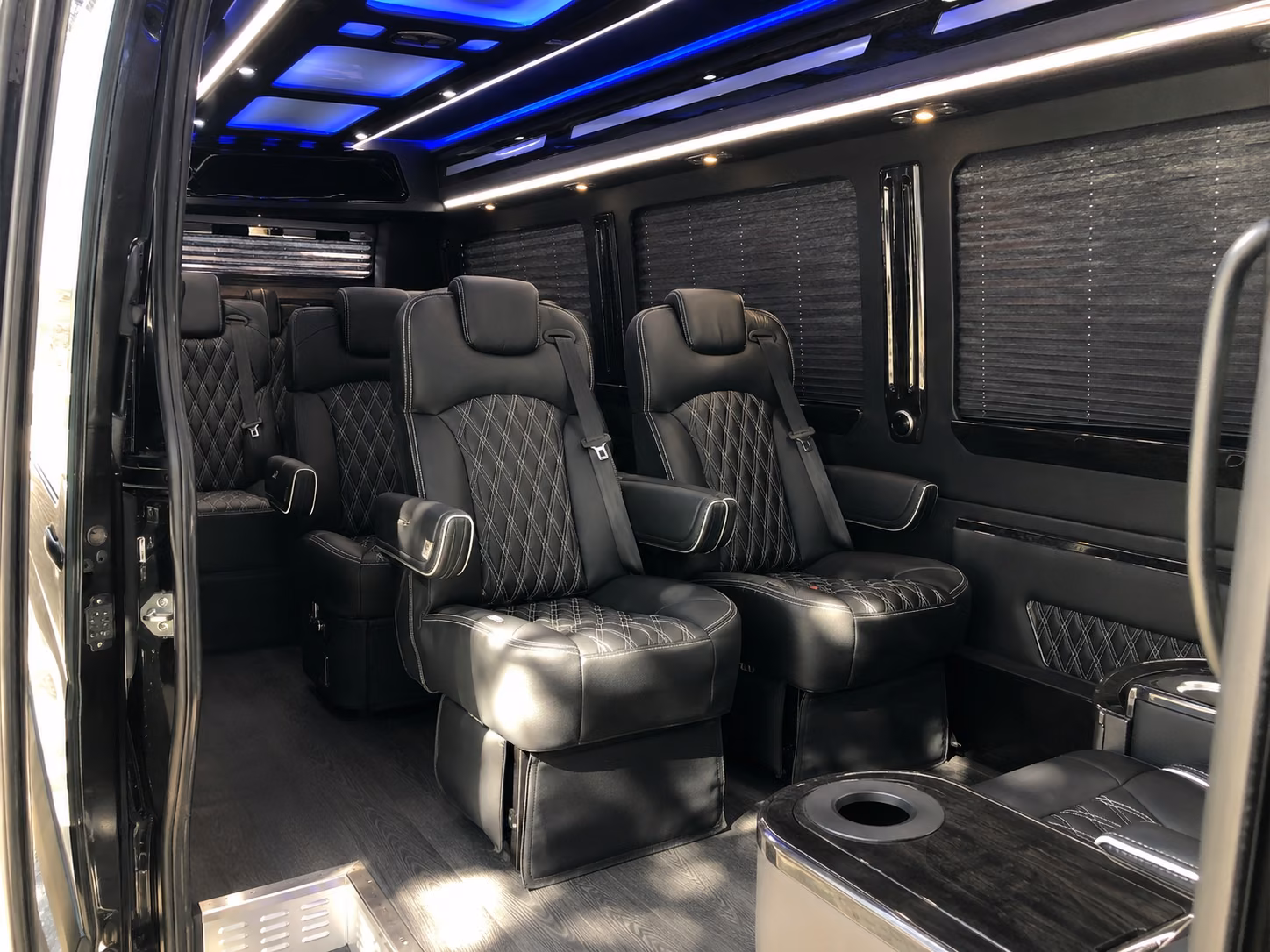 sterling heights 10 passenger sprinter van inside