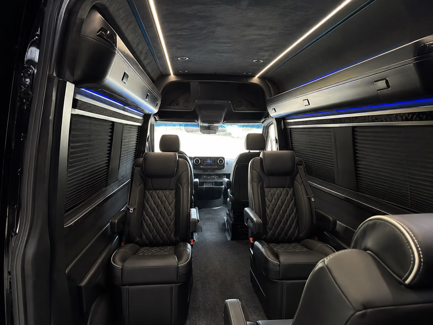 sterling heights 10 passenger sprinter van interior