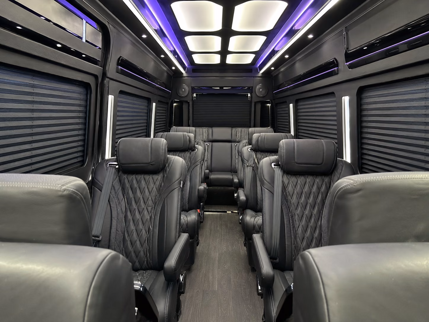 sterling heights 12 passenger sprinter van interior