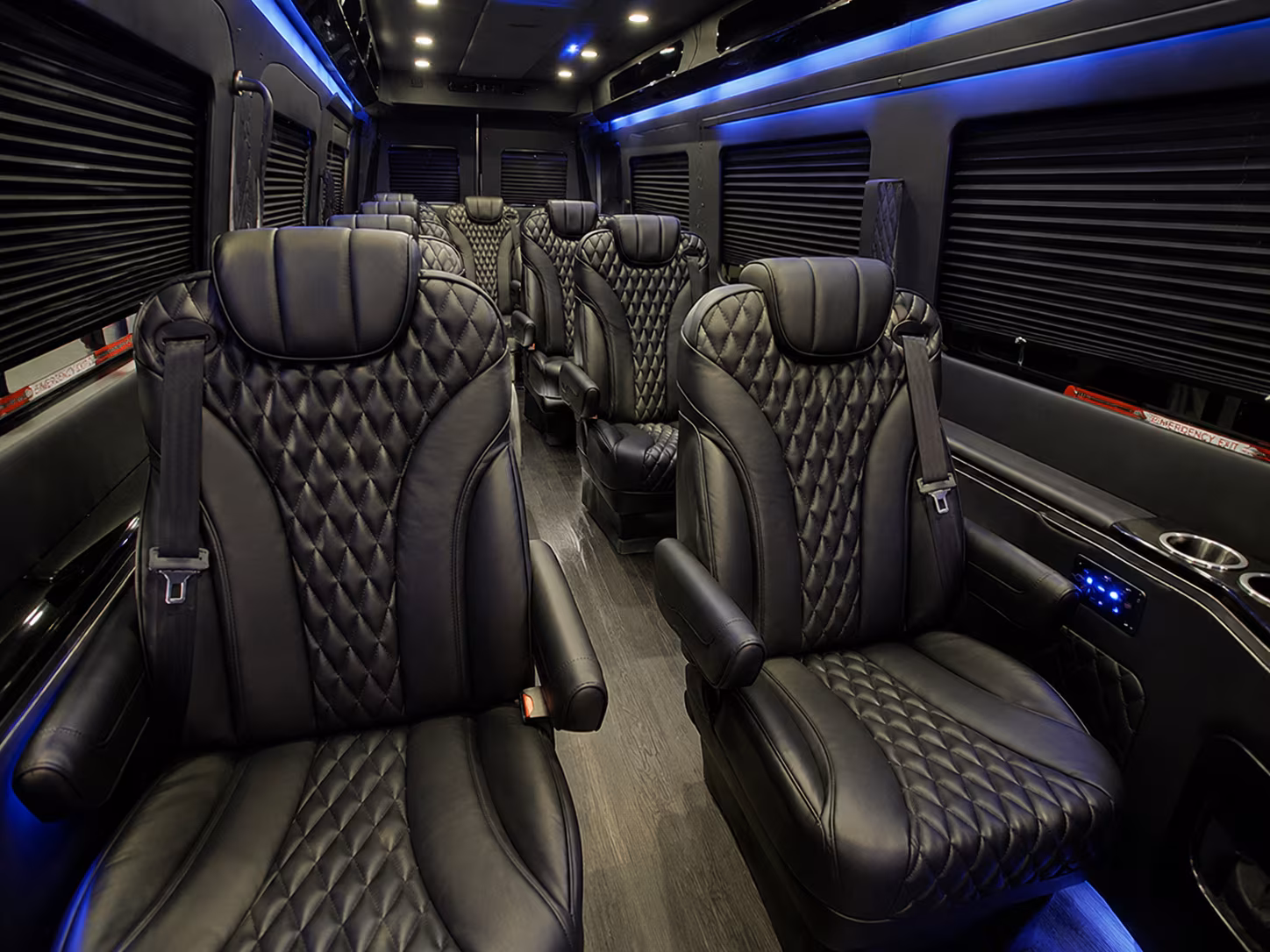 sterling heights 15 passenger sprinter van inside