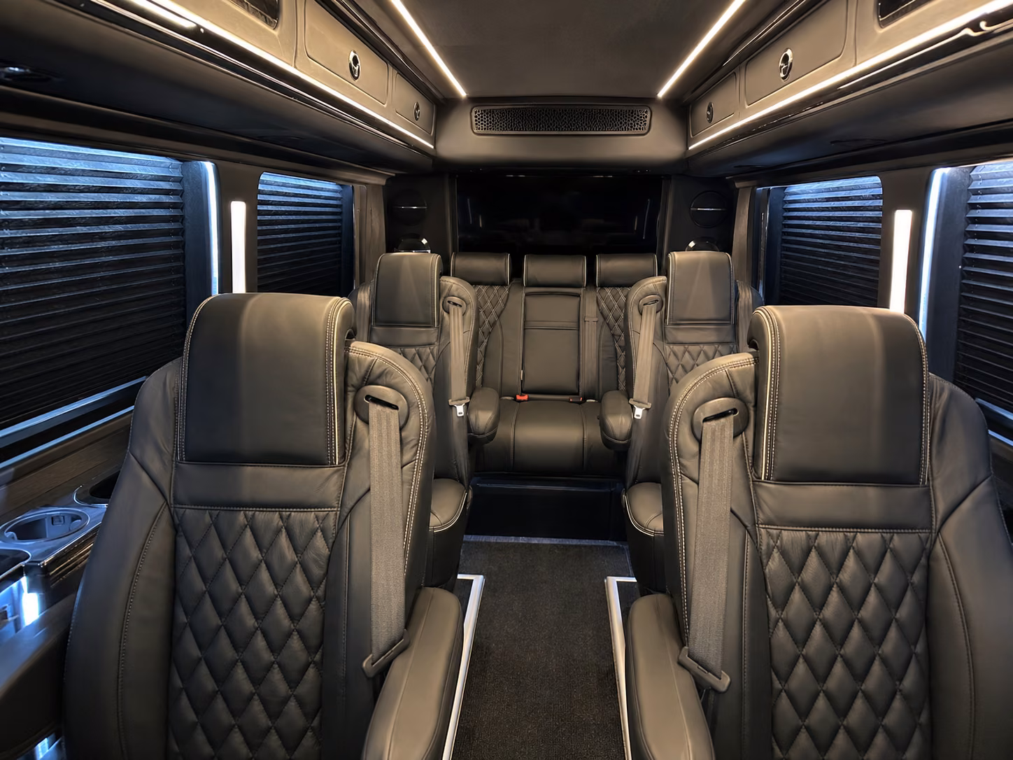 sterling heights 15 passenger sprinter van interior