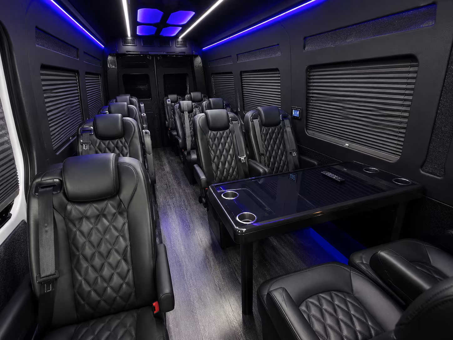 sterling heights 18 passenger sprinter van interior