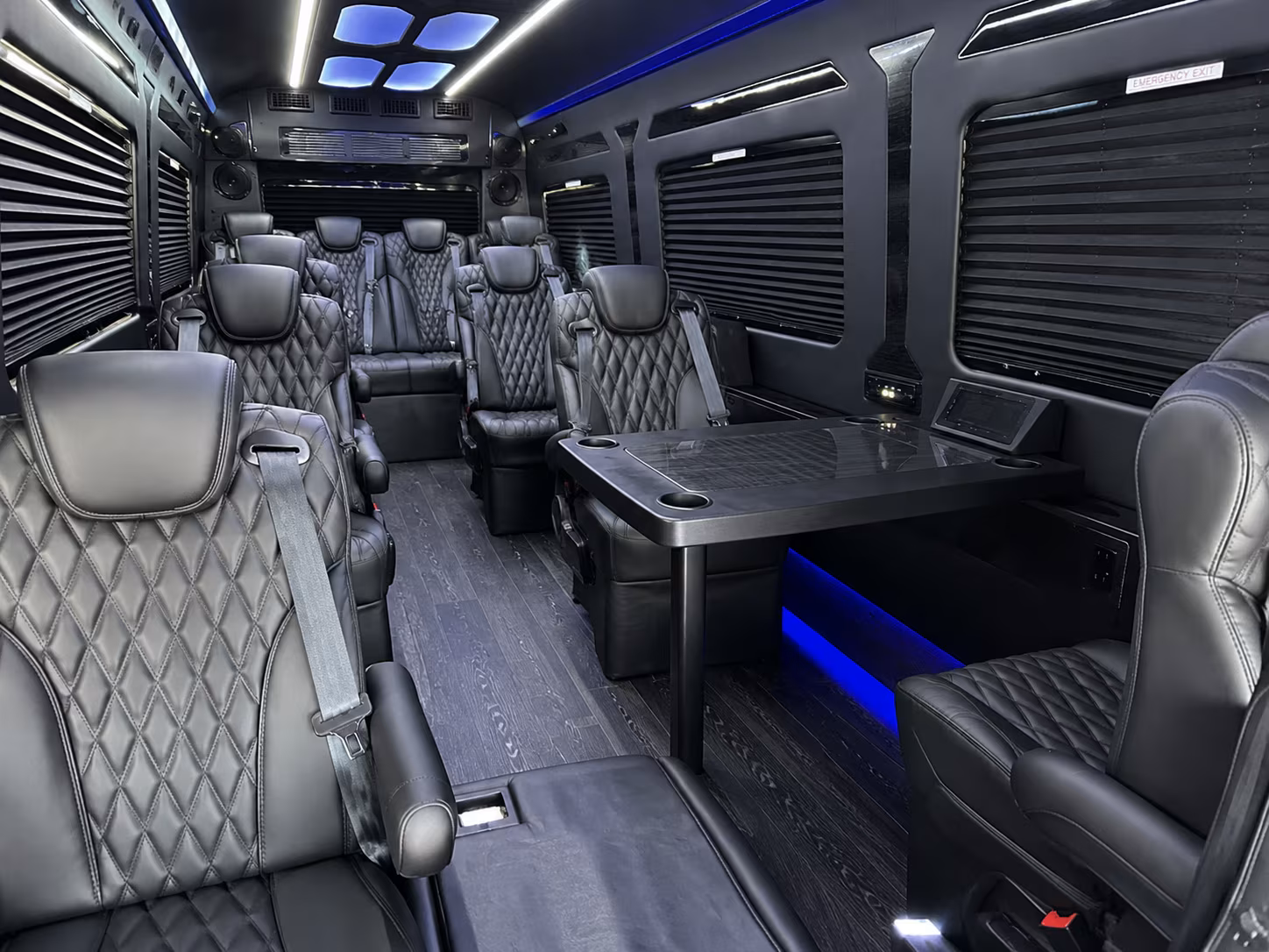 sterling heights 8 passenger sprinter van interior