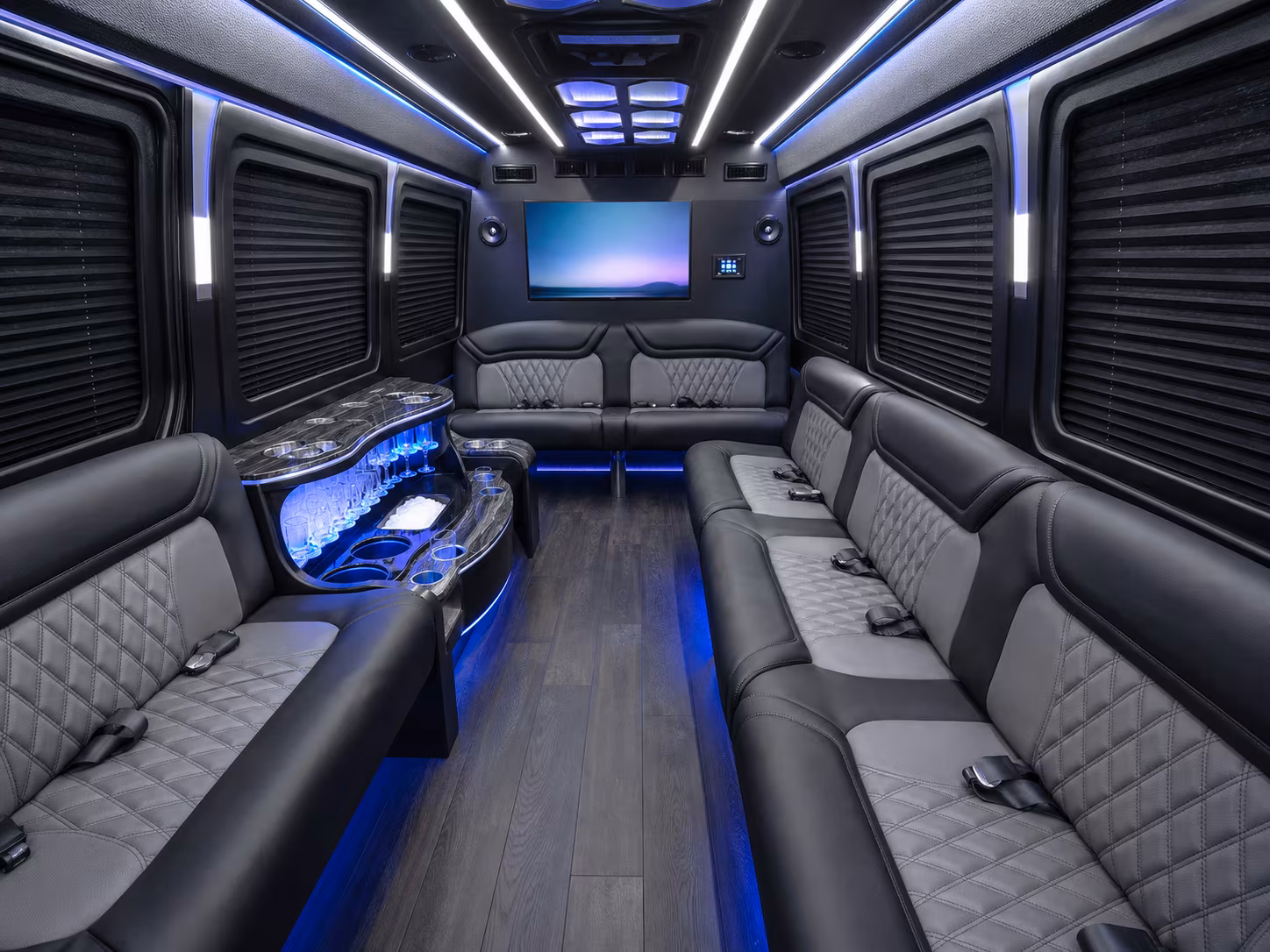 sterling heights sprinter limousine inside