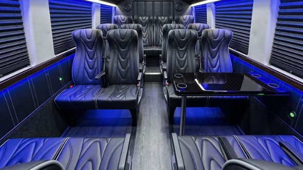 sterling heights 20 passenger sprinter van interior